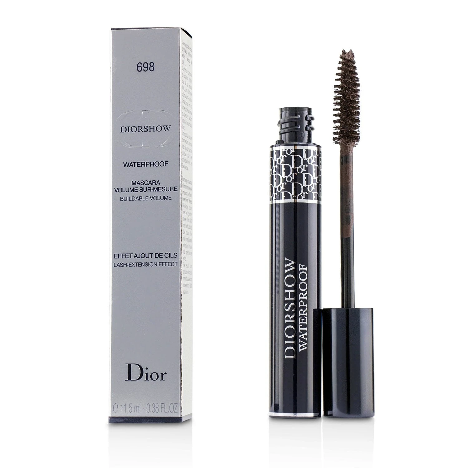 Christian Dior Diorshow Mascara Waterproof - # 698 Chesnut 11.5ml/0.38oz 3 Christian Dior Diorshow Mascara Waterproof - # 698 Chesnut 11.5ml/0.38oz