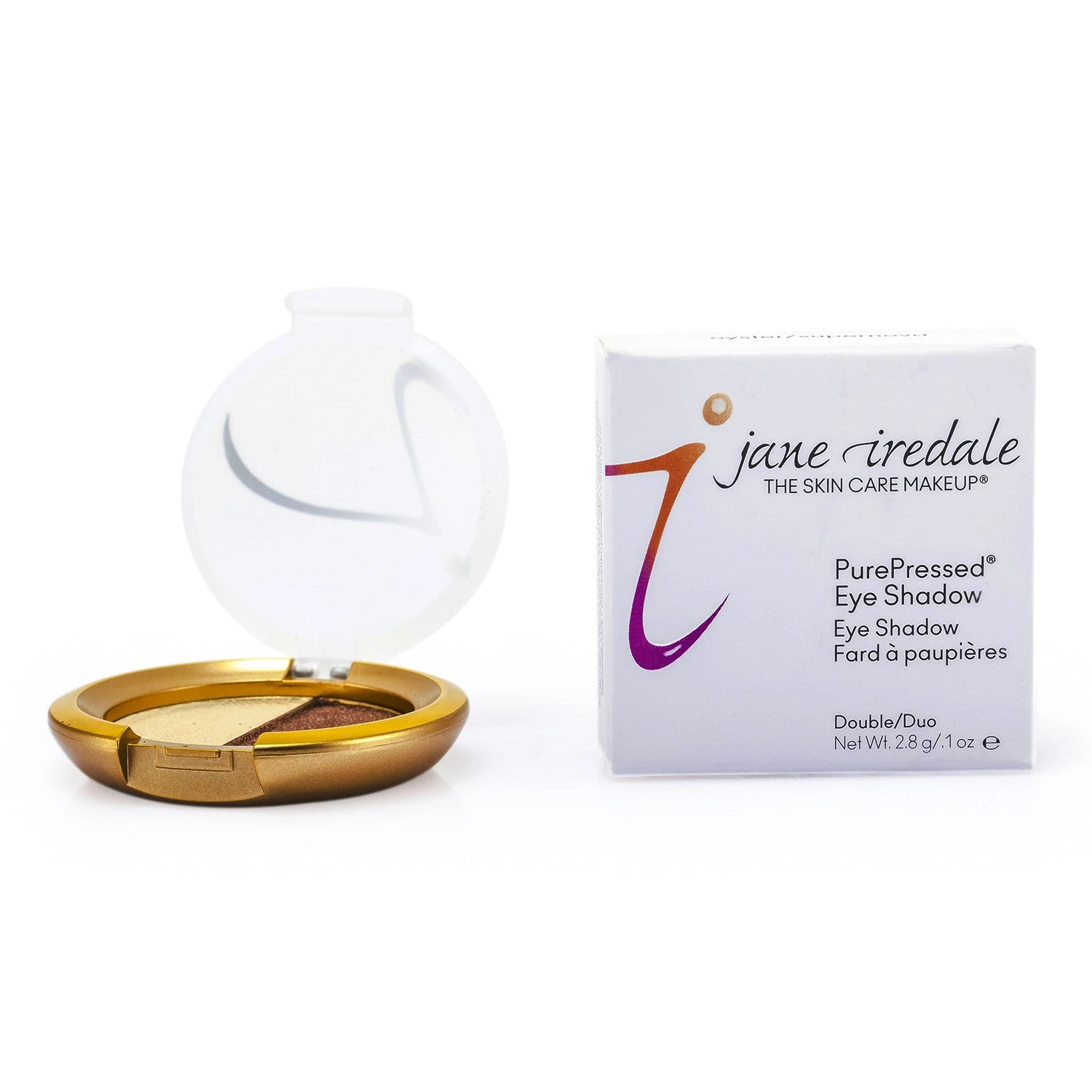 Jane Iredale PurePressed Duo Eye Shadow - Hush/Smokey Grey 2.8g/0.1oz 6 Jane Iredale PurePressed Duo Eye Shadow - Hush/Smokey Grey 2.8g/0.1oz - Image 4