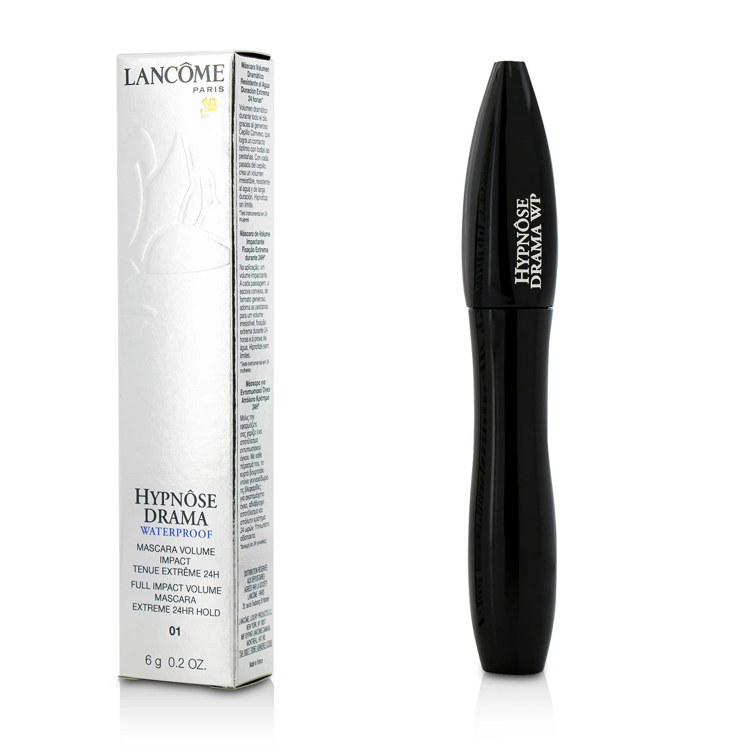 Lancome Hypnose Drama Waterproof Full Impact Volume Mascara - # 01 Excessive Black 6g/0.2oz 3 Lancome Hypnose Drama Waterproof Full Impact Volume Mascara - # 01 Excessive Black 6g/0.2oz