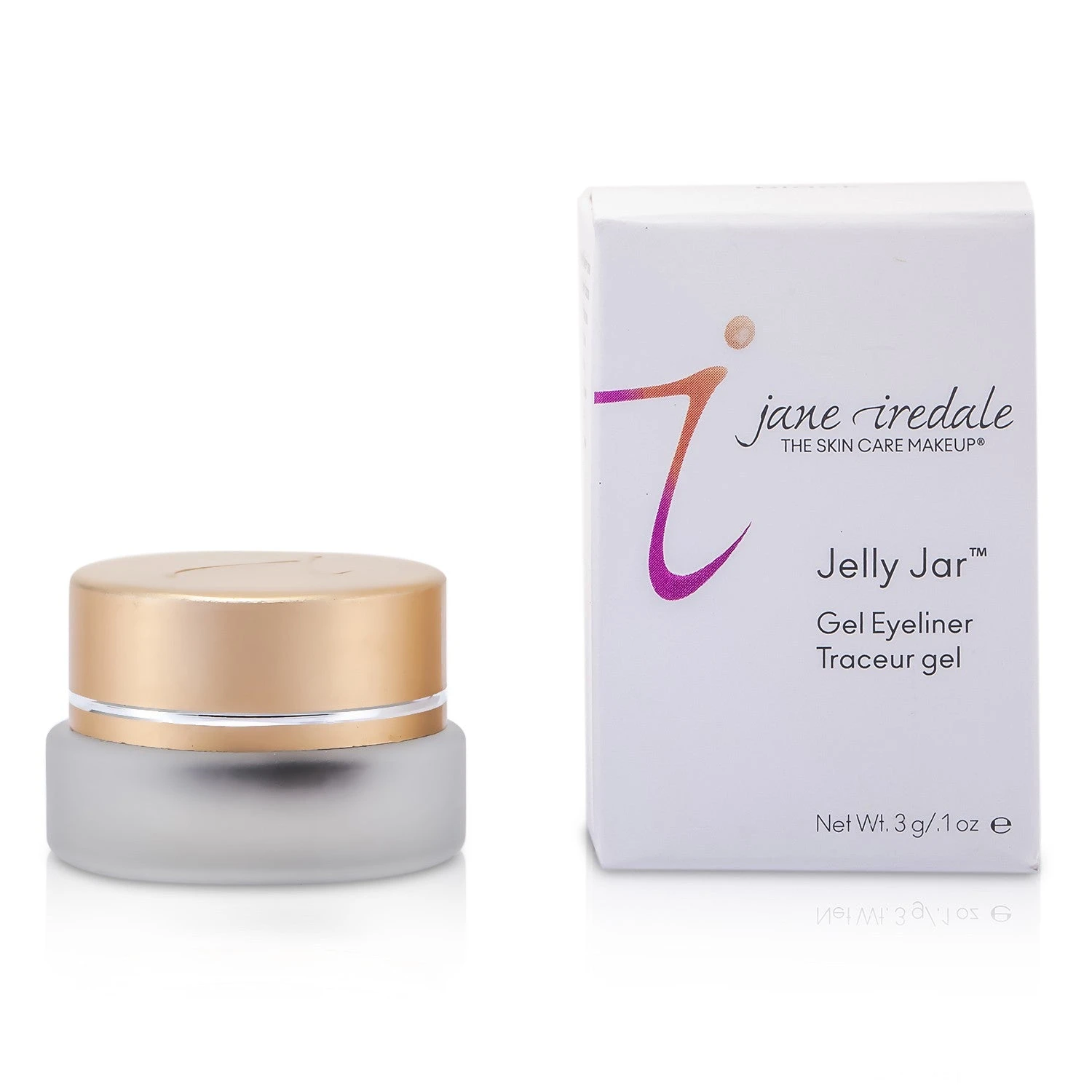 Jane Iredale Jelly Jar Gel Eyeliner - # Black 3g/0.1oz 3 Jane Iredale Jelly Jar Gel Eyeliner - # Black 3g/0.1oz