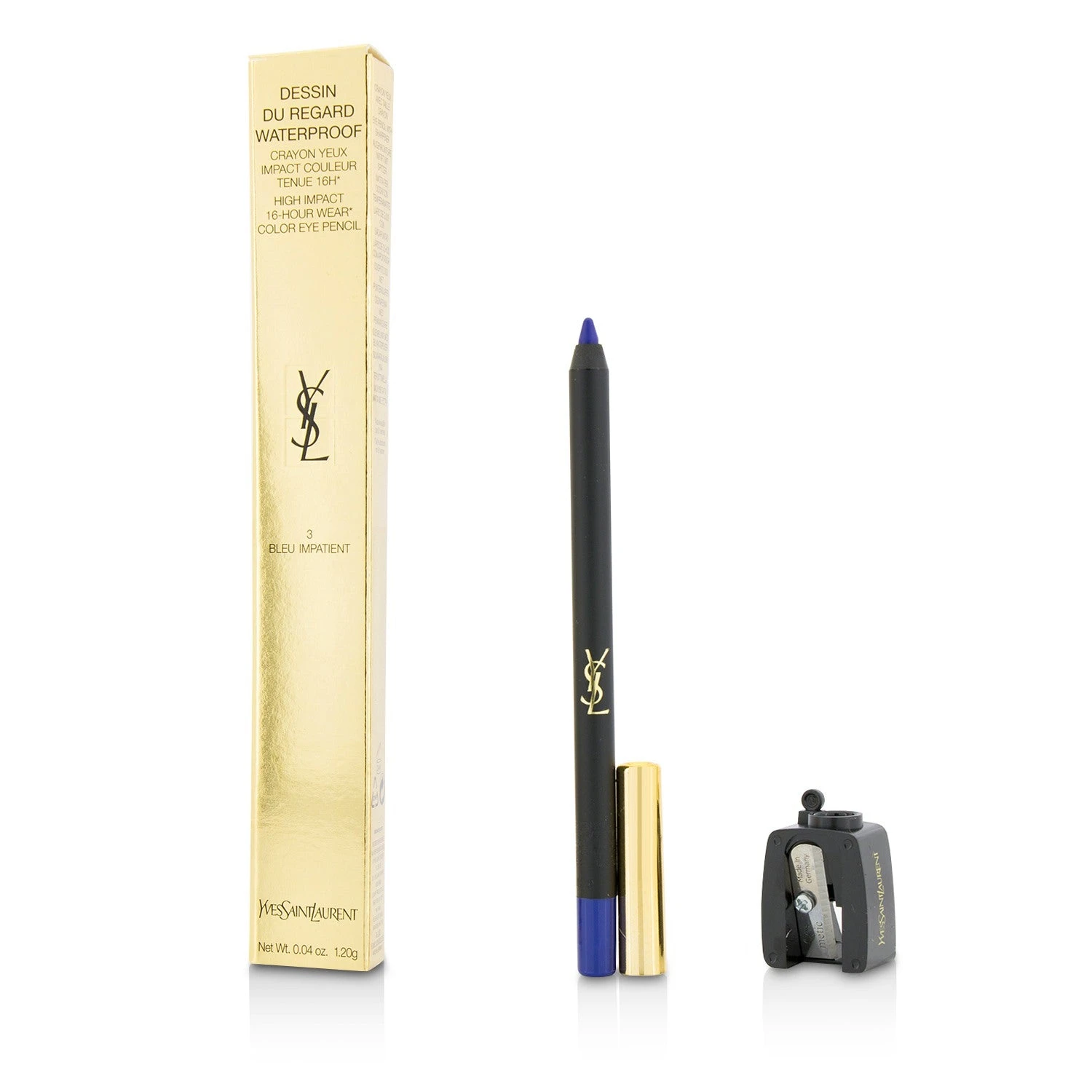 Yves Saint Laurent Dessin Du Regard Waterproof High Impact Color Eye Pencil - # 1 Noir Effronte 1.2g/0.04oz 9 Yves Saint Laurent Dessin Du Regard Waterproof High Impact Color Eye Pencil - # 1 Noir Effronte 1.2g/0.04oz - Image 7