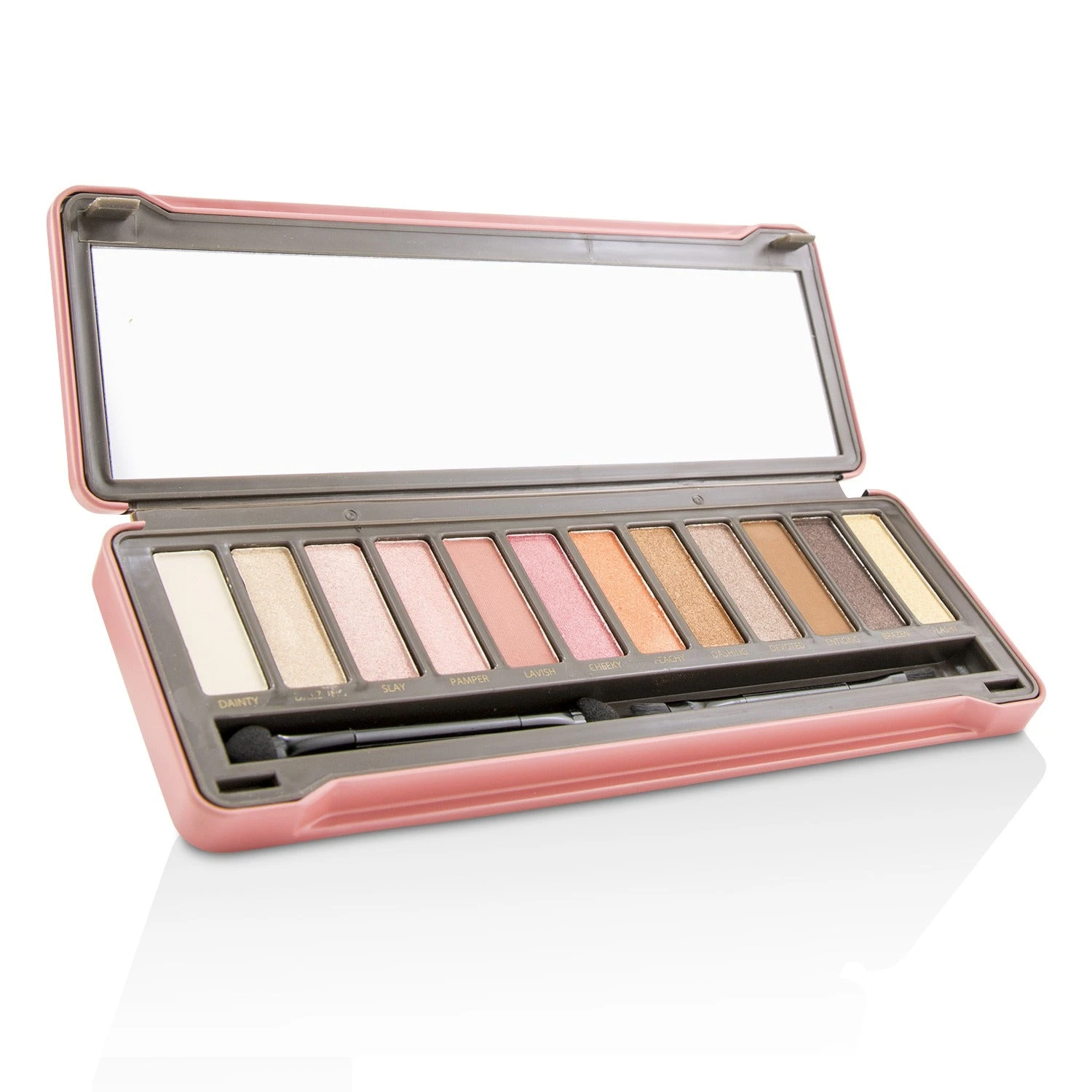 BYS Eyeshadow Palette (12x Eyeshadow, 2x Applicator) - Peach 12g/0.42oz 3 BYS Eyeshadow Palette (12x Eyeshadow, 2x Applicator) - Peach 12g/0.42oz