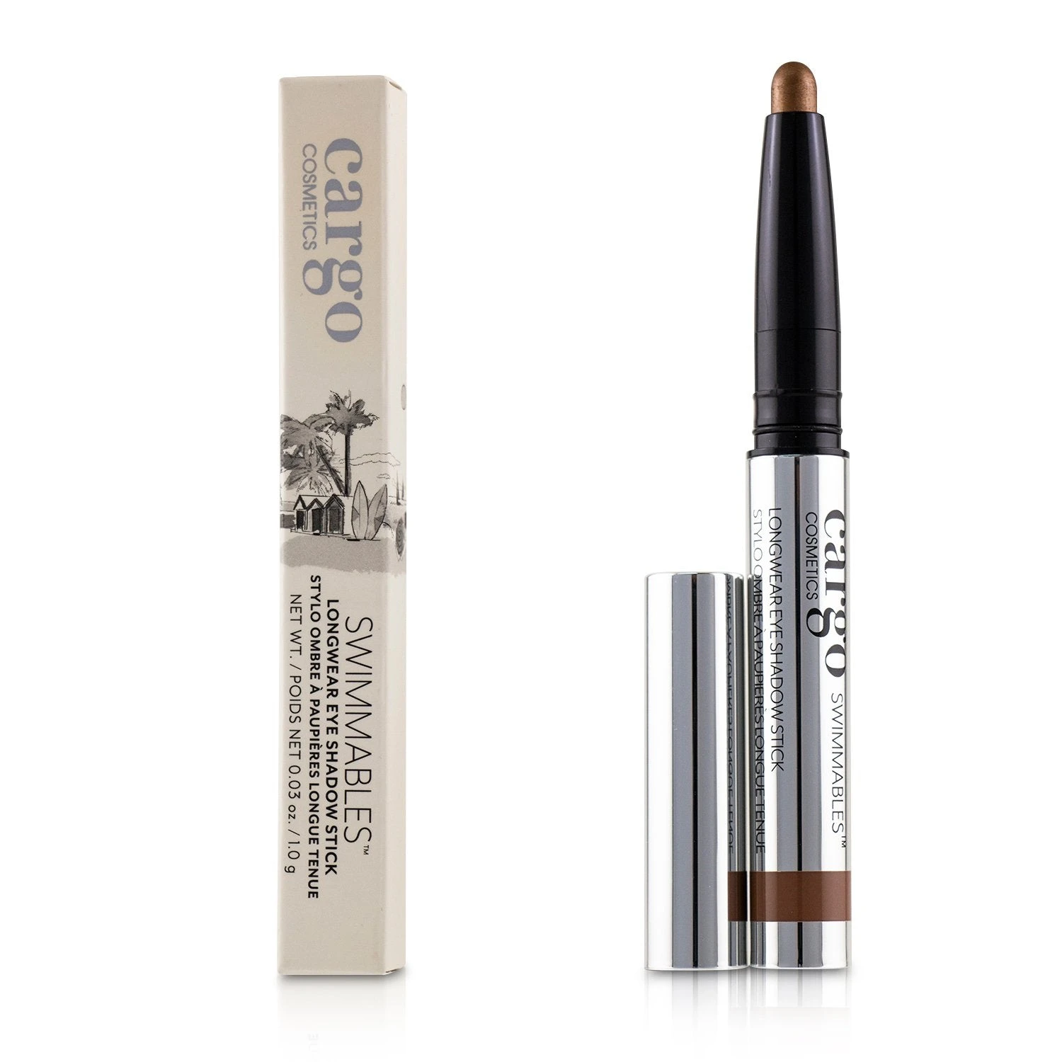Cargo Swimmables Longwear Eye Shadow Stick - # Island Bay 1g/0.03oz 3 Cargo Swimmables Longwear Eye Shadow Stick - # Island Bay 1g/0.03oz