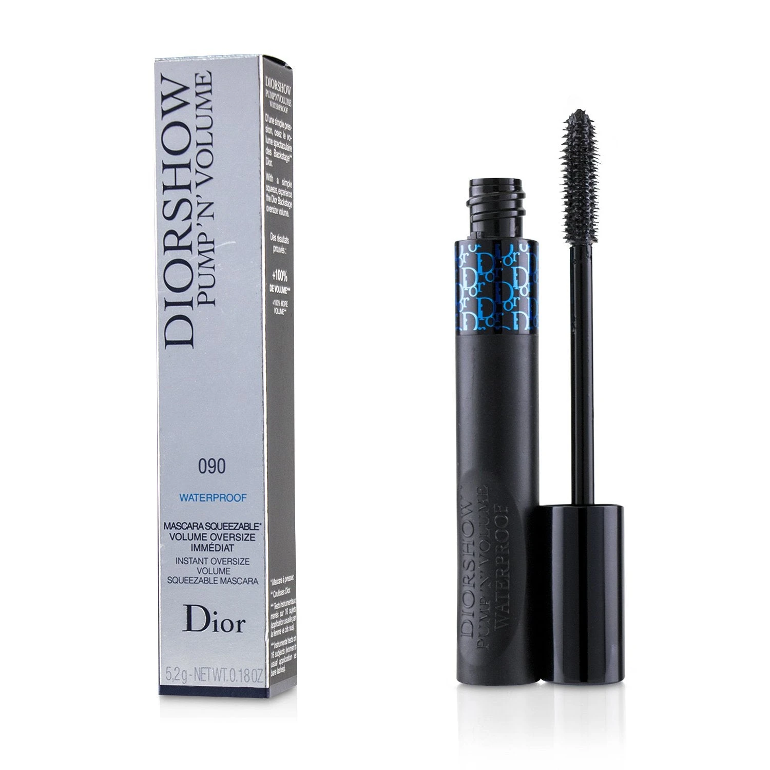 Christian Dior Diorshow Pump N Volume Waterproof Mascara - # 090 Black Pump 5.2g/0.18oz 3 Christian Dior Diorshow Pump N Volume Waterproof Mascara - # 090 Black Pump 5.2g/0.18oz