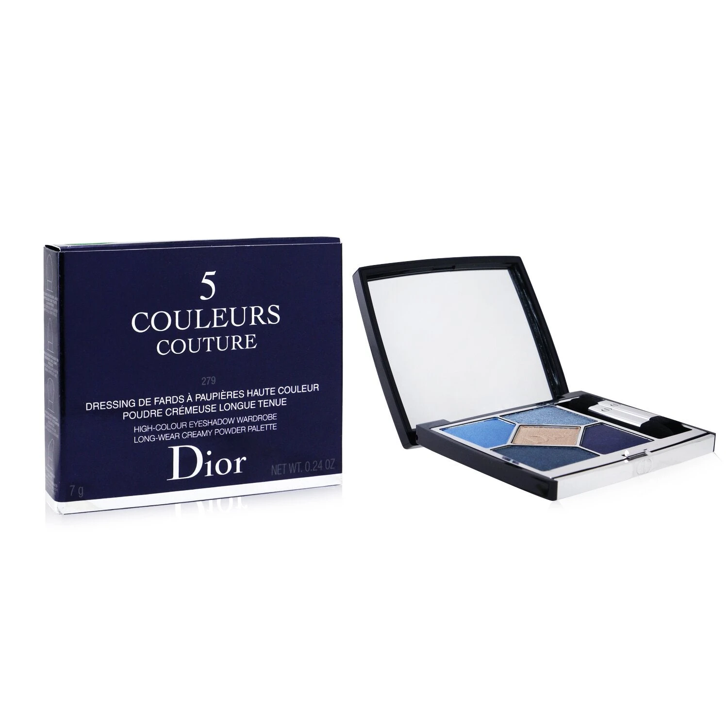 Christian Dior 5 Couleurs Couture Long Wear Creamy Powder Eyeshadow Palette - # 279 Denim 7g/0.24oz 7 Christian Dior 5 Couleurs Couture Long Wear Creamy Powder Eyeshadow Palette - # 279 Denim 7g/0.24oz - Image 5