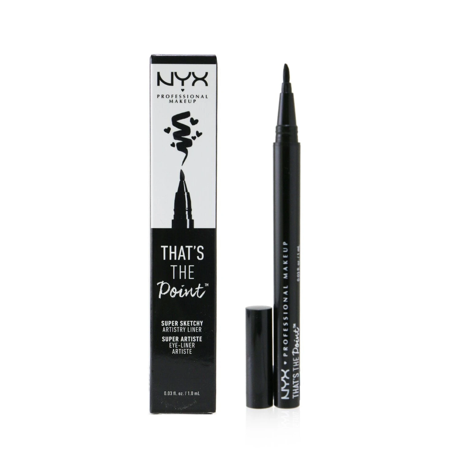 NYX That's The Point Super Sketchy Artistry Eyeliner - # Black 1ml/0.03oz 4 NYX That's The Point Super Sketchy Artistry Eyeliner - # Black 1ml/0.03oz - Image 2