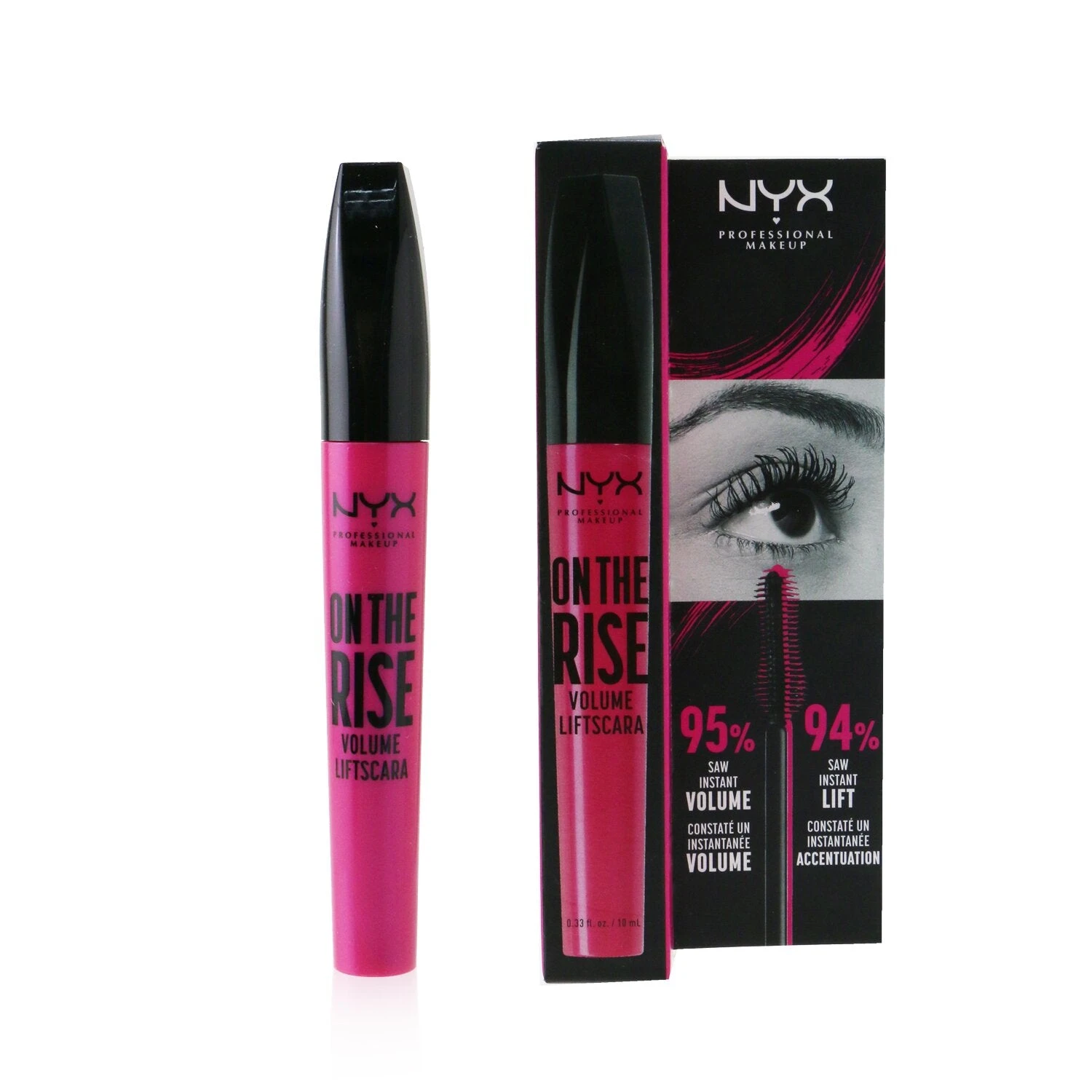 NYX On The Rise Volume Liftscara - # Black 10ml/0.33oz 4 NYX On The Rise Volume Liftscara - # Black 10ml/0.33oz - Image 2