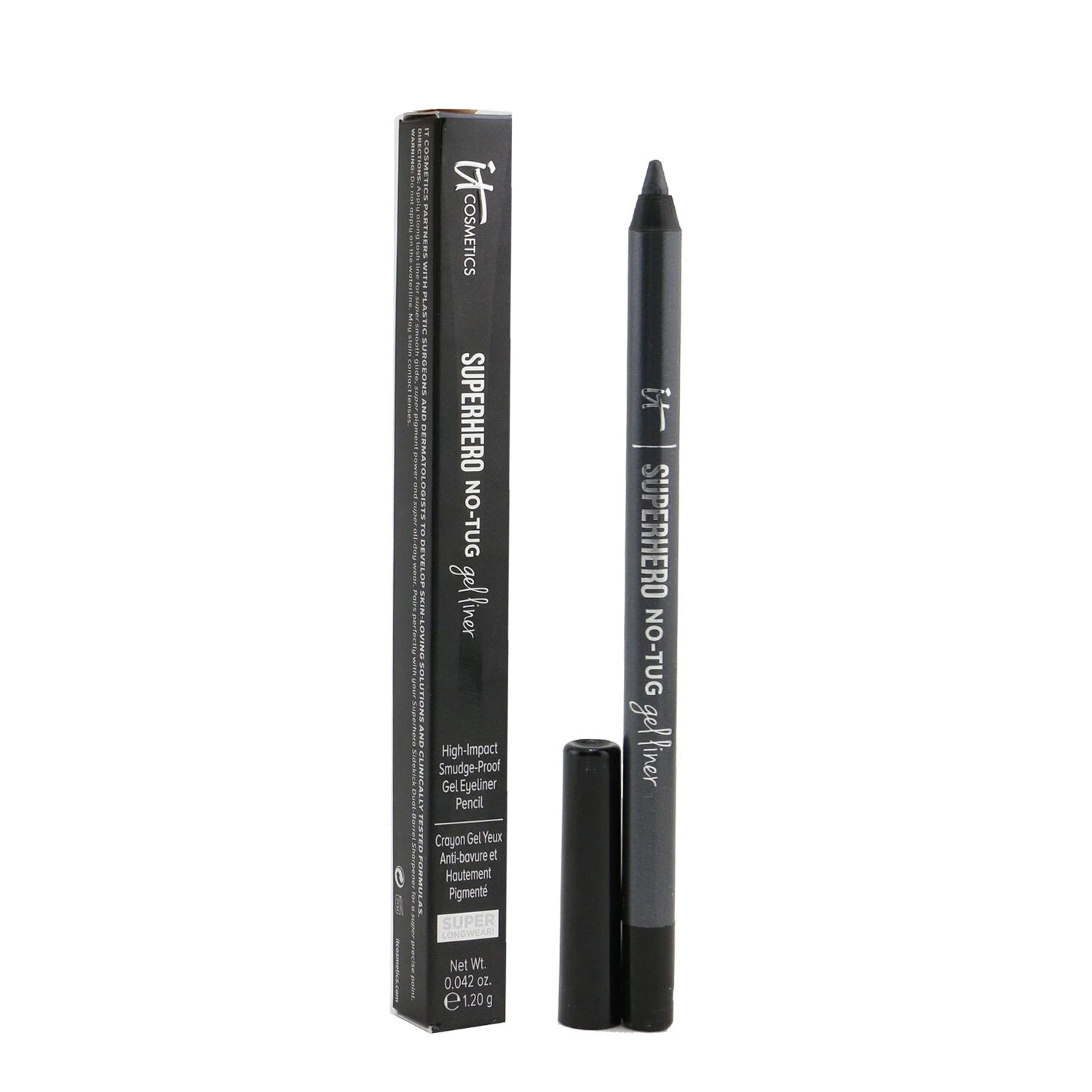 IT Cosmetics Superhero No Tug Sharpenable Gel Eyeliner Pencil- # Fantastic Espresso (Rich Dark Brown) 1.2g/0.042oz 5 IT Cosmetics Superhero No Tug Sharpenable Gel Eyeliner Pencil- # Fantastic Espresso (Rich Dark Brown) 1.2g/0.042oz - Image 3