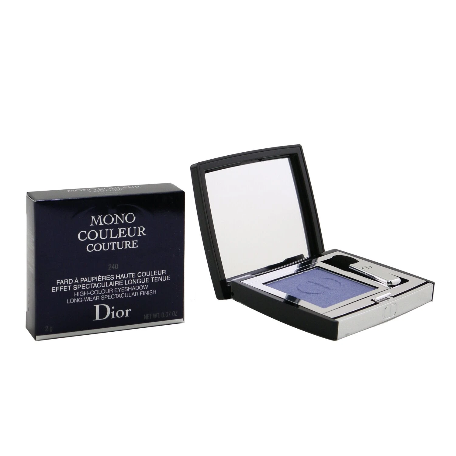 Christian Dior Mono Couleur Couture High Colour Eyeshadow - # 240 Denim (Satin) 2g/0.07oz 4 Christian Dior Mono Couleur Couture High Colour Eyeshadow - # 240 Denim (Satin) 2g/0.07oz - Image 2