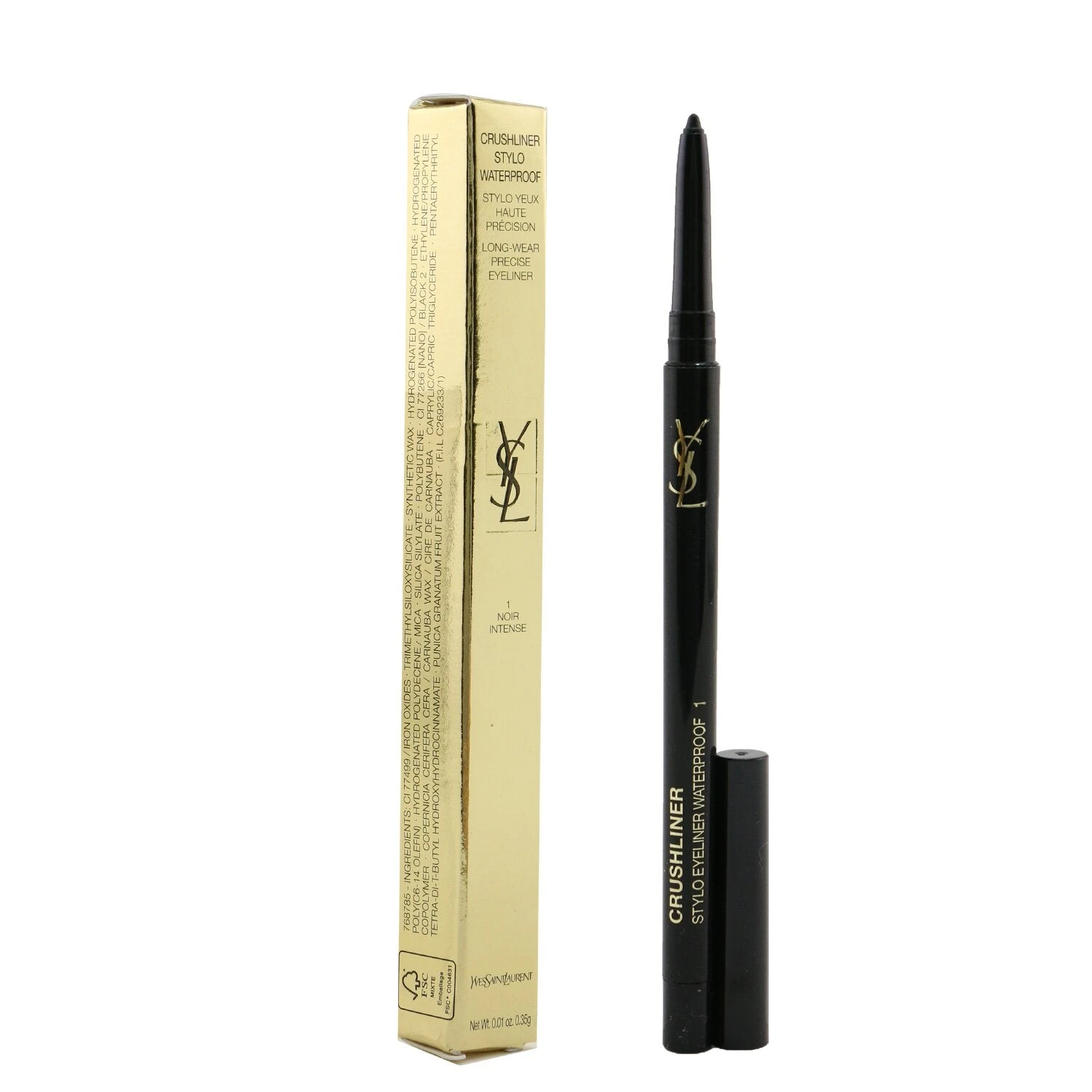 Yves Saint Laurent Crushliner Stylo Waterproof Eyeliner - # 05 Gris Tempete 0.35g/0.01oz 7 Yves Saint Laurent Crushliner Stylo Waterproof Eyeliner - # 05 Gris Tempete 0.35g/0.01oz - Image 5