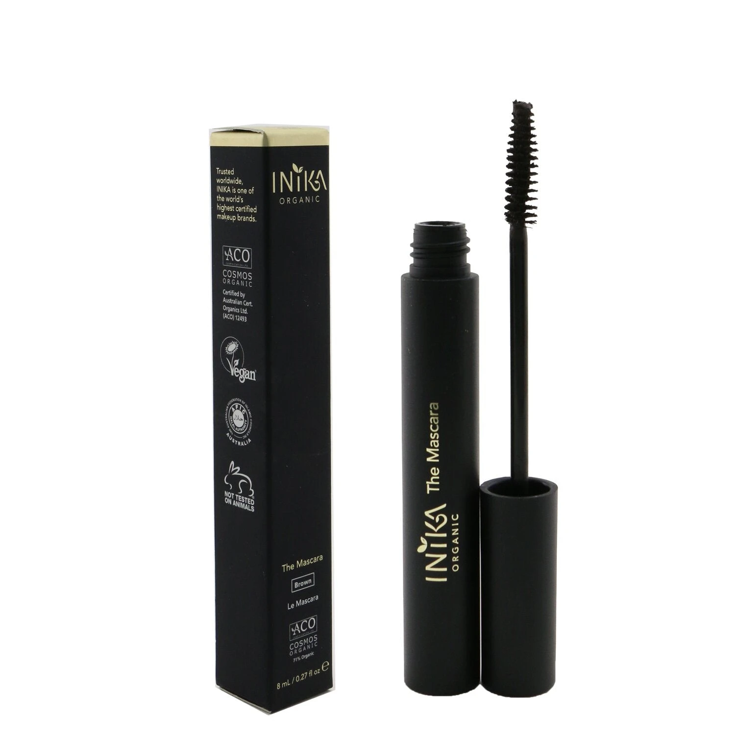 INIKA Organic The Mascara - # Brown 8ml/0.27oz 4 INIKA Organic The Mascara - # Brown 8ml/0.27oz - Image 2