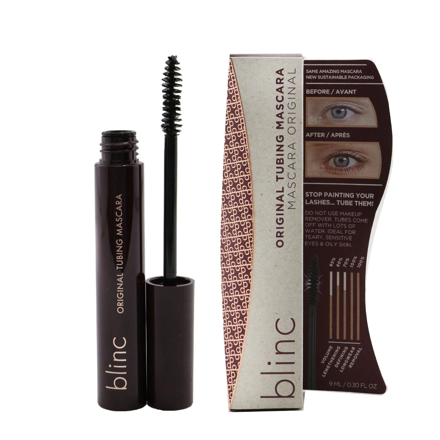 Blinc Original Tubing Mascara - Dark Brown 9ml/0.3oz 7 Blinc Original Tubing Mascara - Dark Brown 9ml/0.3oz - Image 5