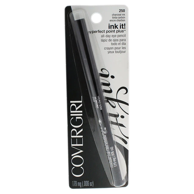 CoverGirl Ink It! By Perfect Point Plus - # 250 Charcoal Ink By CoverGirl For Women - 0.006 Oz Eyeliner 3 CoverGirl Ink It! By Perfect Point Plus - # 250 Charcoal Ink By CoverGirl For Women - 0.006 Oz Eyeliner
